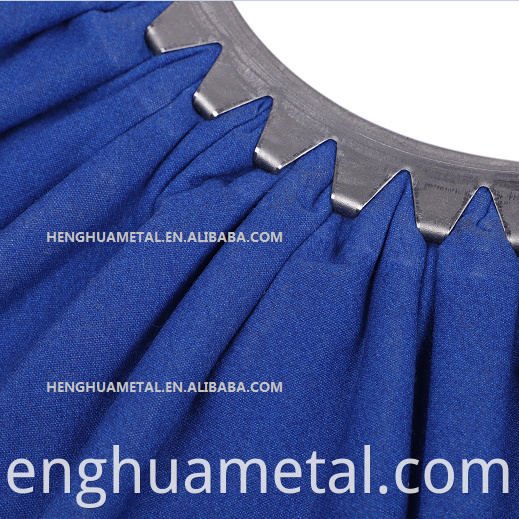 Henghua 2022 Logo personnalisé gratuit Aluminium Boule de roues de roue bleu roues de polissage pour polissage du miroir